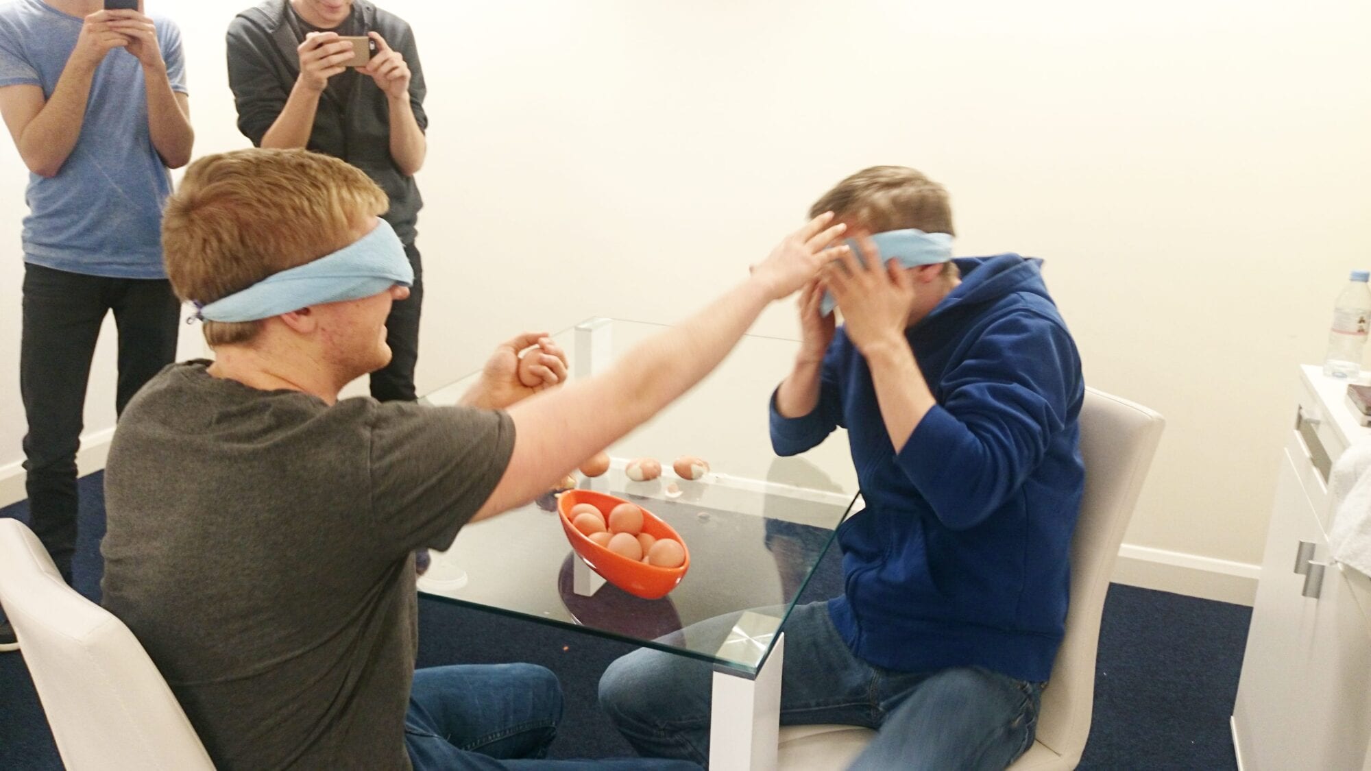 Wes egg on Matt