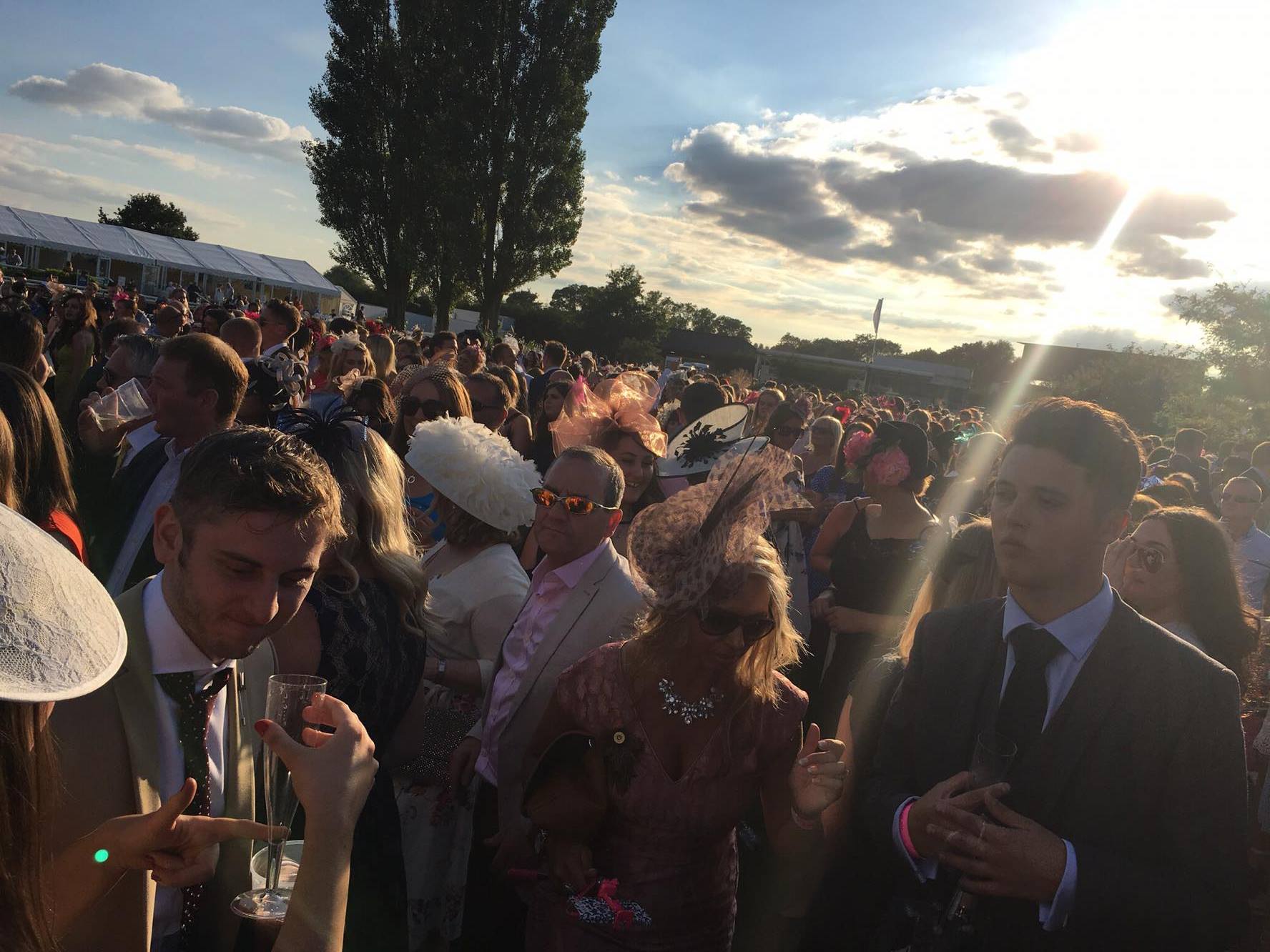 Crowds at the Southwell Races
